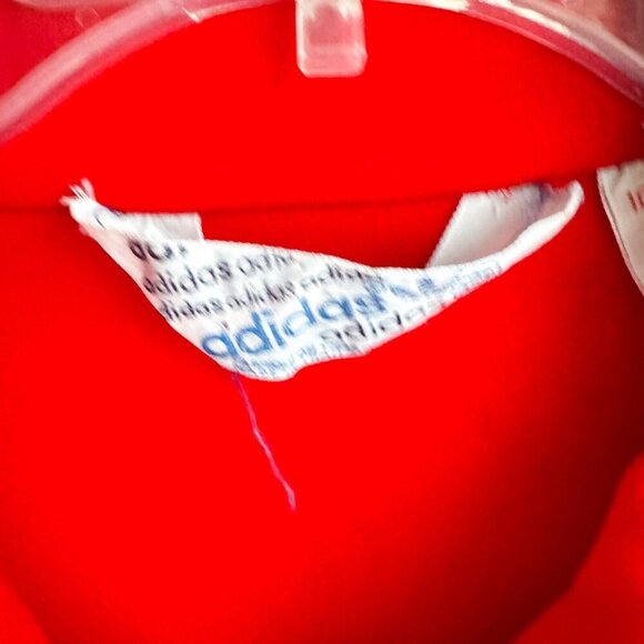 Vintage Adidas Prince Philip Games Canada Red Zip up Jacket M - Picture 6 of 7